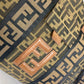FENDI 7VA158 Zucca FF pattern handbag, 2-way bag, shoulder bag, tote bag, leather/canvas, women's, brown