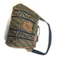 FENDI 7VA158 Zucca FF pattern handbag, 2-way bag, shoulder bag, tote bag, leather/canvas, women's, brown