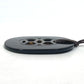 HERMES Lift PM Buffalo Horn Necklace for Women in Black, Gray, and Brown