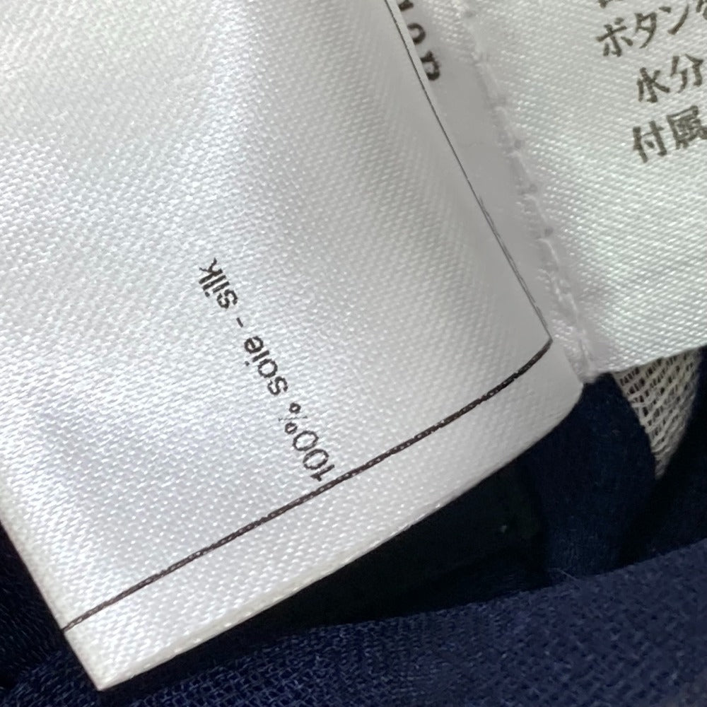 CHANEL P37278 シースルー 半袖 ココマーク CC カメリアボタン トップス アパレル ブラウス シルク レディース マルチカラー