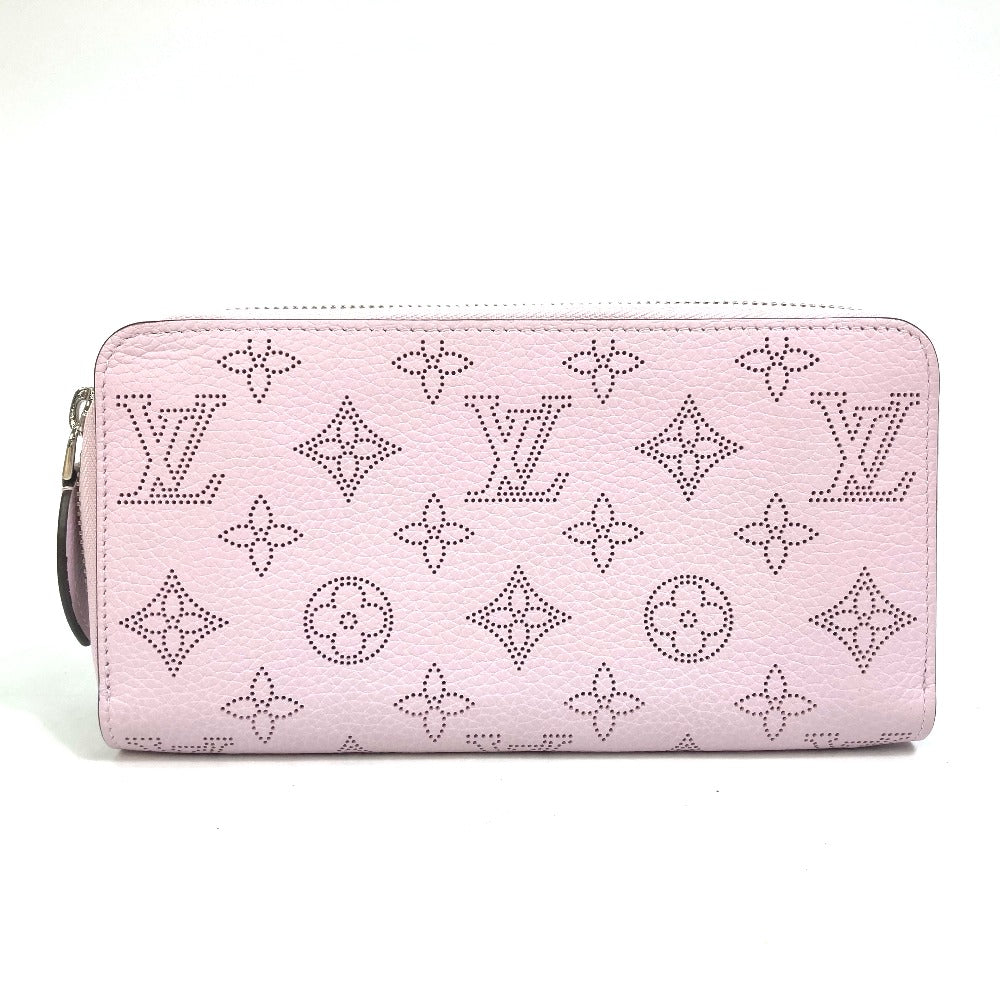 LOUIS VUITTON M81426 モノグラムマヒナ ジッピー ウォレット ラウンドファスナー 長財布 モノグラムマヒナレザー レディース ギモーブ パープル