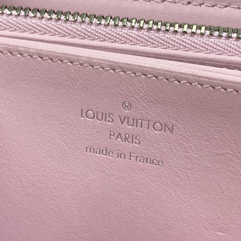 LOUIS VUITTON M81426 モノグラムマヒナ ジッピー ウォレット ラウンドファスナー 長財布 モノグラムマヒナレザー レディース ギモーブ パープル
