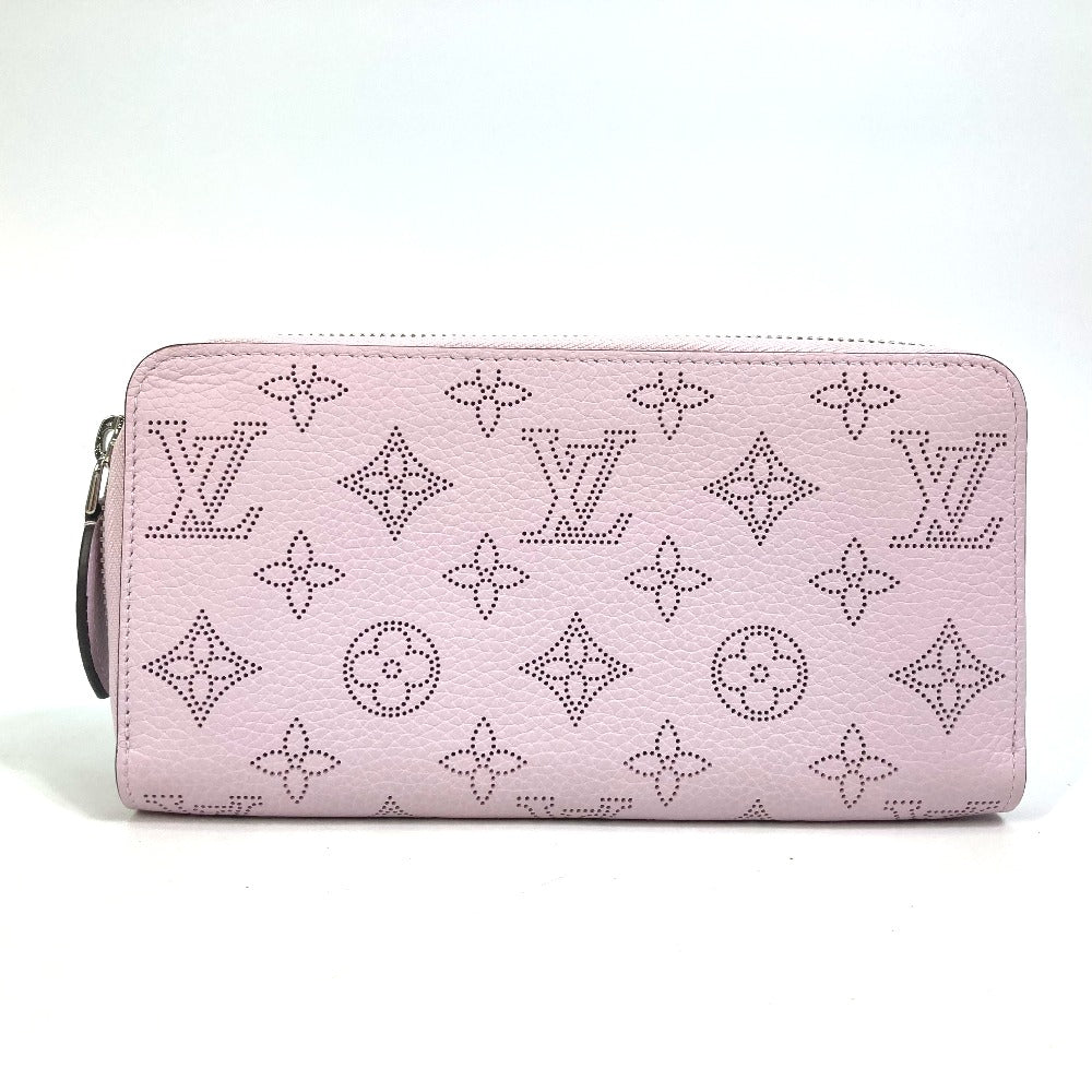 LOUIS VUITTON M81426 モノグラムマヒナ ジッピー ウォレット ラウンドファスナー 長財布 モノグラムマヒナレザー レディース ギモーブ パープル