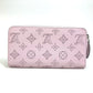LOUIS VUITTON M81426 モノグラムマヒナ ジッピー ウォレット ラウンドファスナー 長財布 モノグラムマヒナレザー レディース ギモーブ パープル