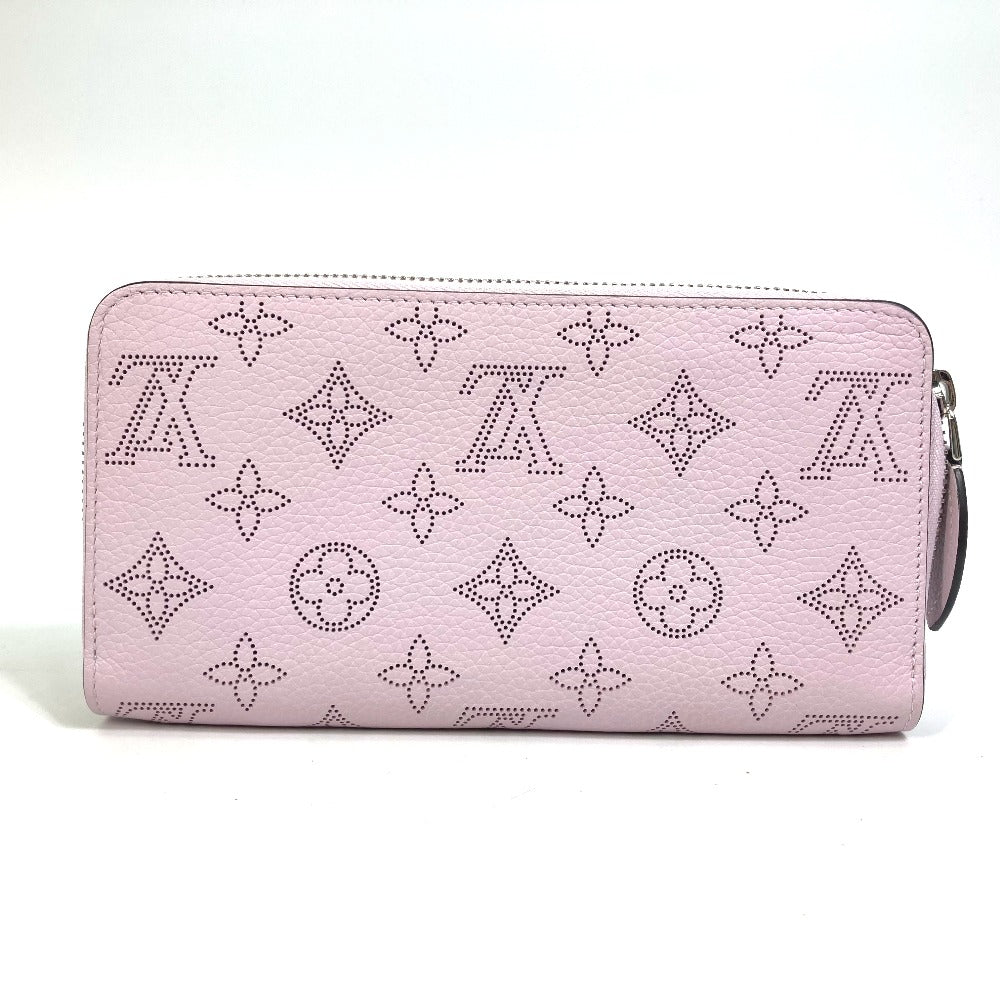 LOUIS VUITTON M81426 モノグラムマヒナ ジッピー ウォレット ラウンドファスナー 長財布 モノグラムマヒナレザー レディース ギモーブ パープル