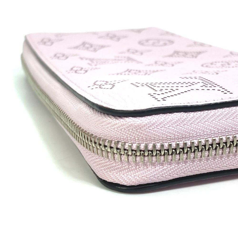 LOUIS VUITTON M81426 モノグラムマヒナ ジッピー ウォレット ラウンドファスナー 長財布 モノグラムマヒナレザー レディース ギモーブ パープル