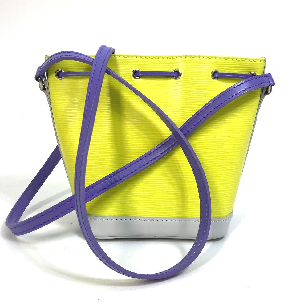 LOUIS VUITTON M42501 Epi Mini Bag Nano Noe Tricolor Pochette Shoulder Bag in Epi Leather, Yellow