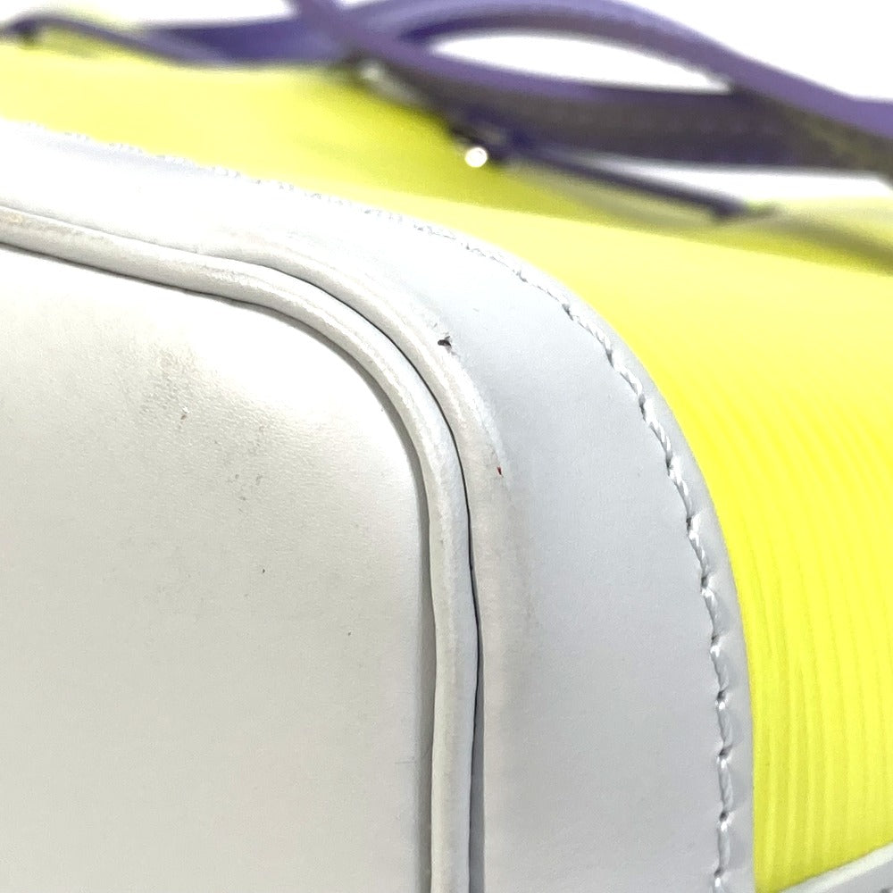 LOUIS VUITTON M42501 Epi Mini Bag Nano Noe Tricolor Pochette Shoulder Bag in Epi Leather, Yellow
