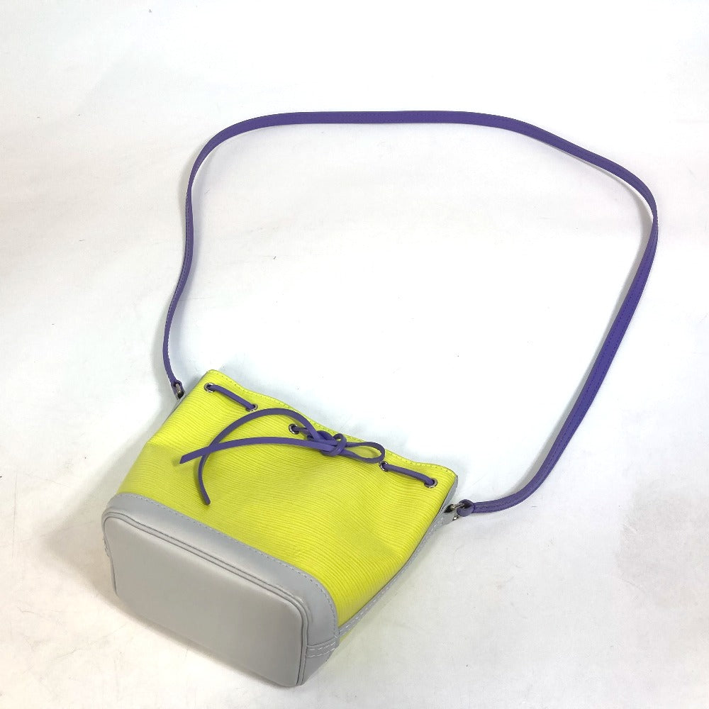 LOUIS VUITTON M42501 Epi Mini Bag Nano Noe Tricolor Pochette Shoulder Bag in Epi Leather, Yellow