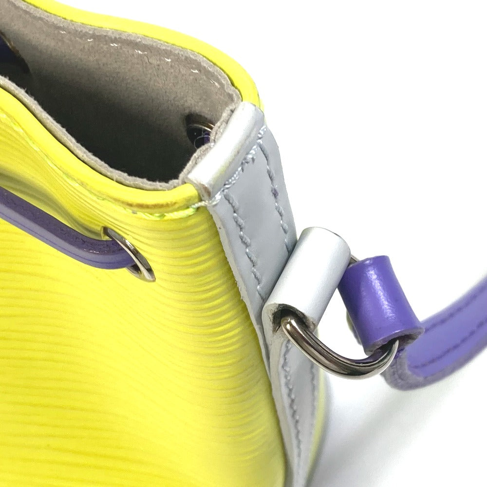 LOUIS VUITTON M42501 Epi Mini Bag Nano Noe Tricolor Pochette Shoulder Bag in Epi Leather, Yellow