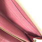LOUIS VUITTON M81182 モノグラムデニム ジッピーウォレット ラウンドファスナー 長財布 モノグラムデニム レディース ピンク