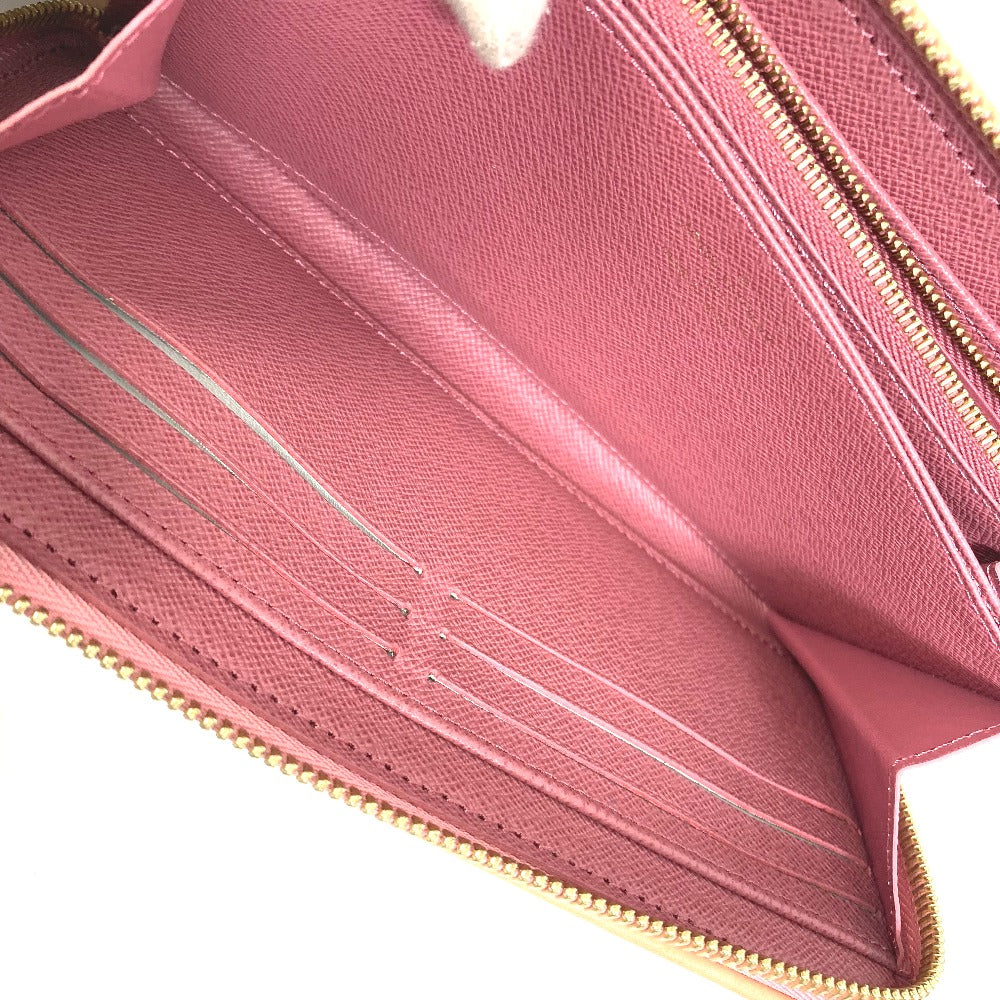 LOUIS VUITTON M81182 モノグラムデニム ジッピーウォレット ラウンドファスナー 長財布 モノグラムデニム レディース ピンク