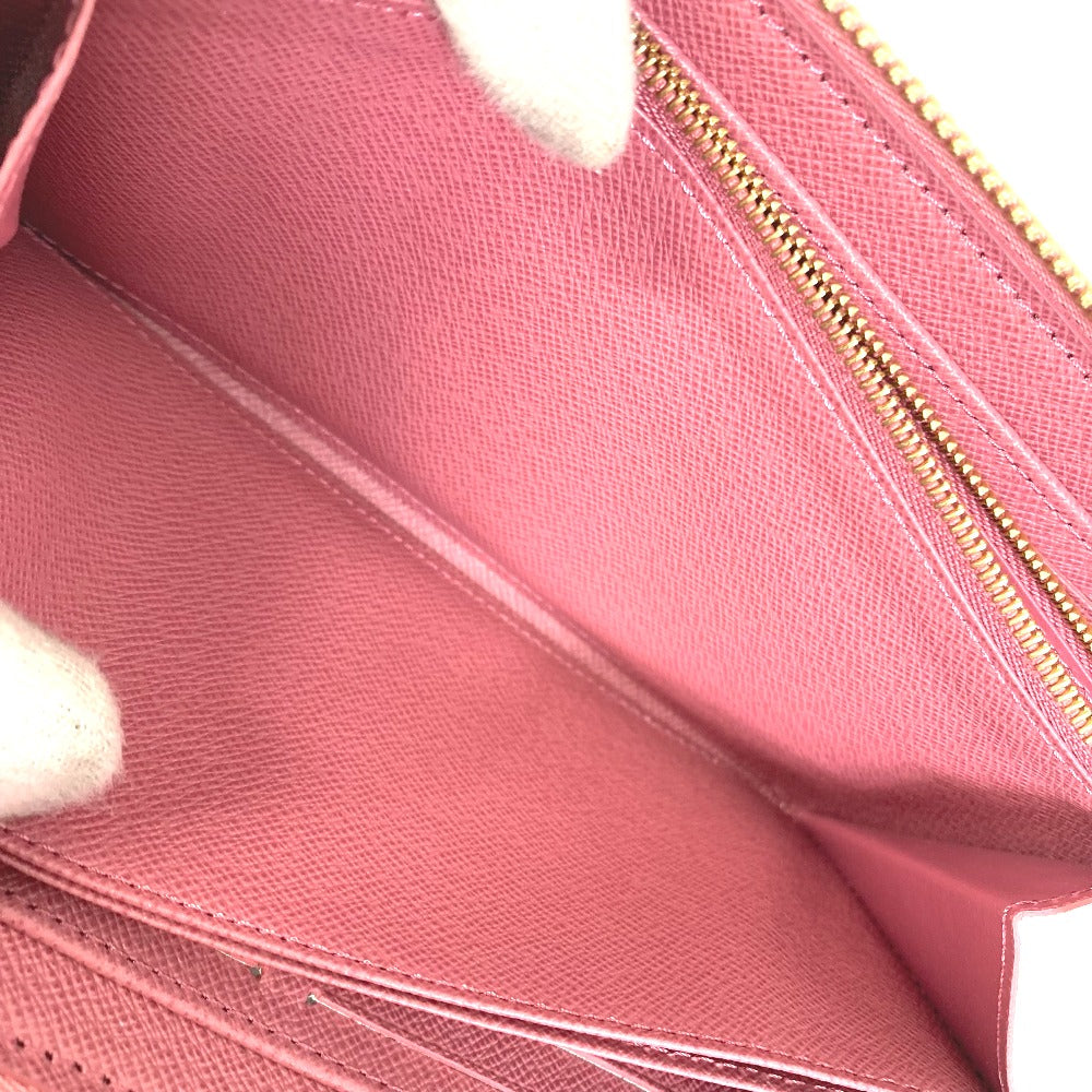 LOUIS VUITTON M81182 モノグラムデニム ジッピーウォレット ラウンドファスナー 長財布 モノグラムデニム レディース ピンク