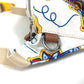LOEWE Anagram Waist Bag, Shoulder Bag, PAULA'S IBIZA Canvas Body Bag for Men, White and Blue