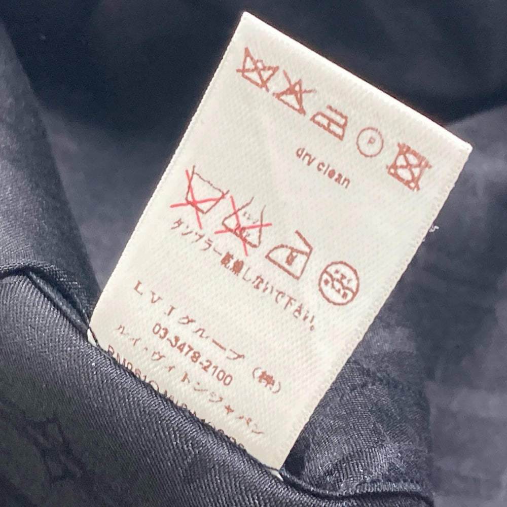 LOUIS VUITTON モノグラム ポーチ付き パジャマ シャツ トップス アパレル 長袖シャツ コットン メンズ ブラック