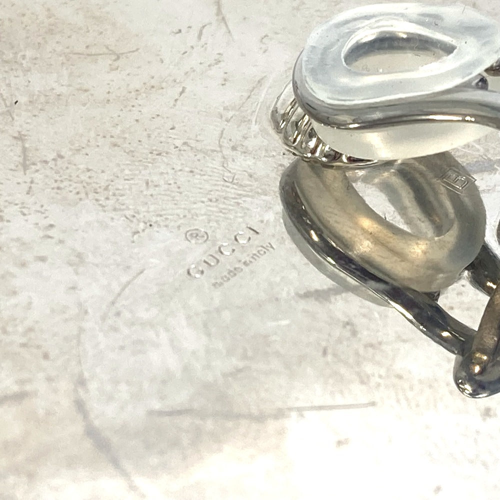 GUCCI Interlocking G Earrings, Metal, Silver, for Women