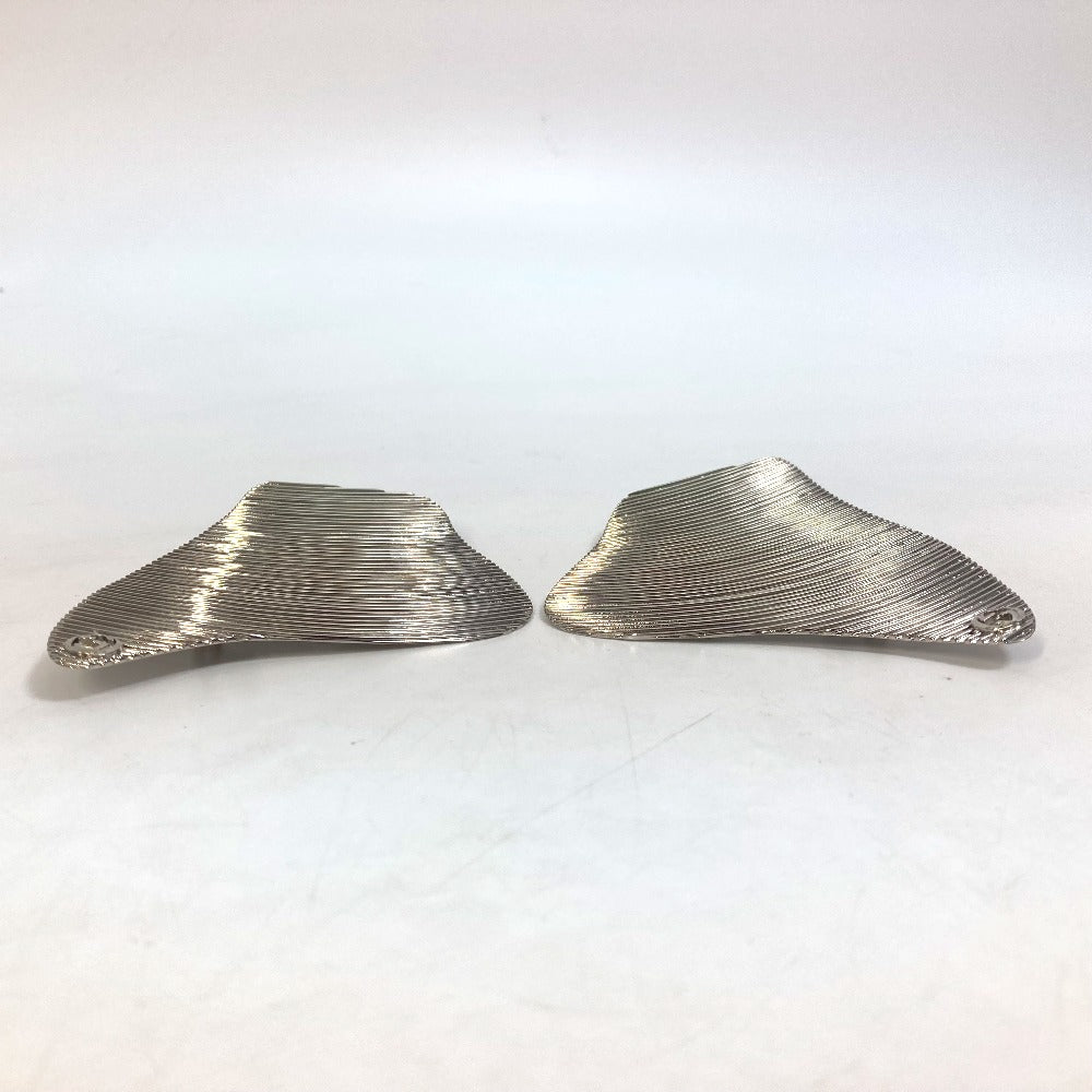 GUCCI Interlocking G Earrings, Metal, Silver, for Women