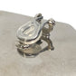 GUCCI Interlocking G Earrings, Metal, Silver, for Women