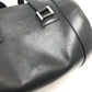 BVLGARI ブルガリ ブルガリ 筒型 ハンドバッグ レザー レディース ブラック