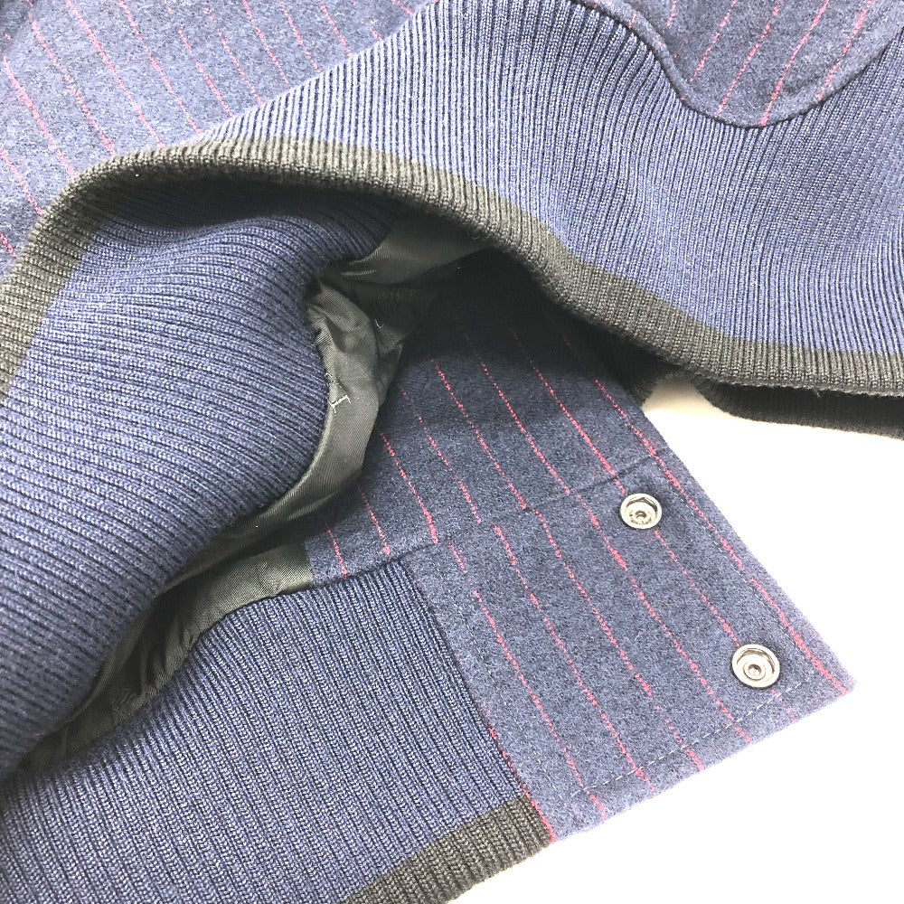 Dior 213J431A0738 アトリエ ストリート スタイル ブルゾン ジャケット ウール メンズ ネイビー