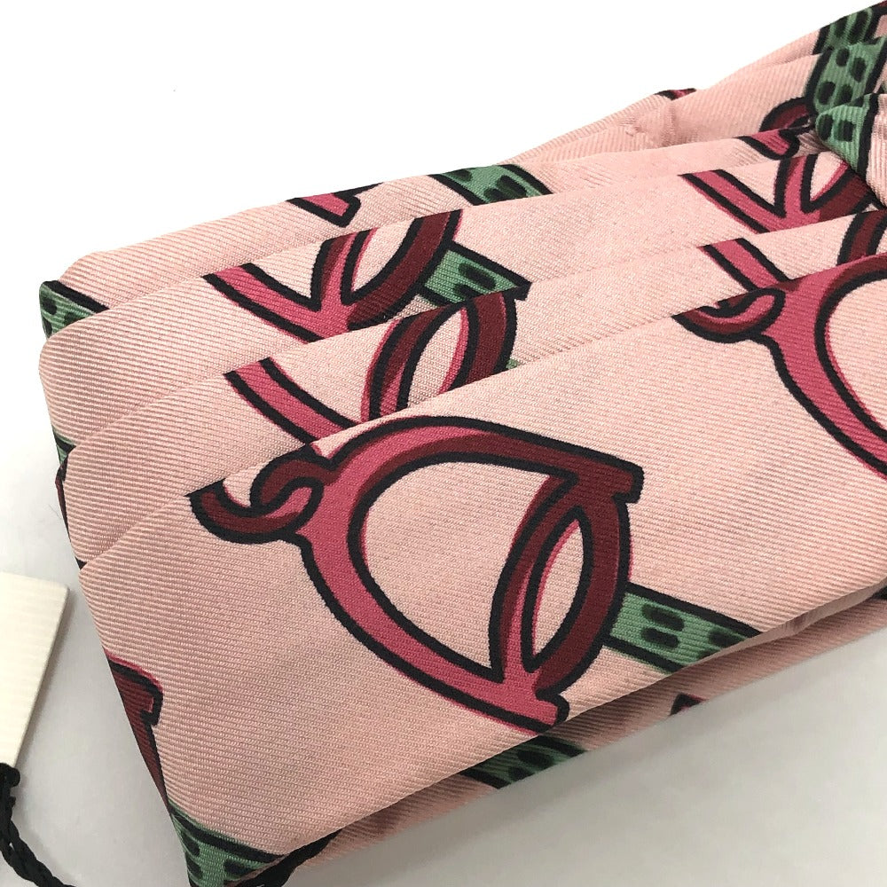 GUCCI 572206 Horsebit Silk Hairband for Men, Pink