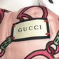 GUCCI 572206 Horsebit Silk Hairband for Men, Pink