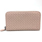BOTTEGA VENETA 114076 イントレチャート ラウンドファスナー 長財布 レザー レディース ピンク