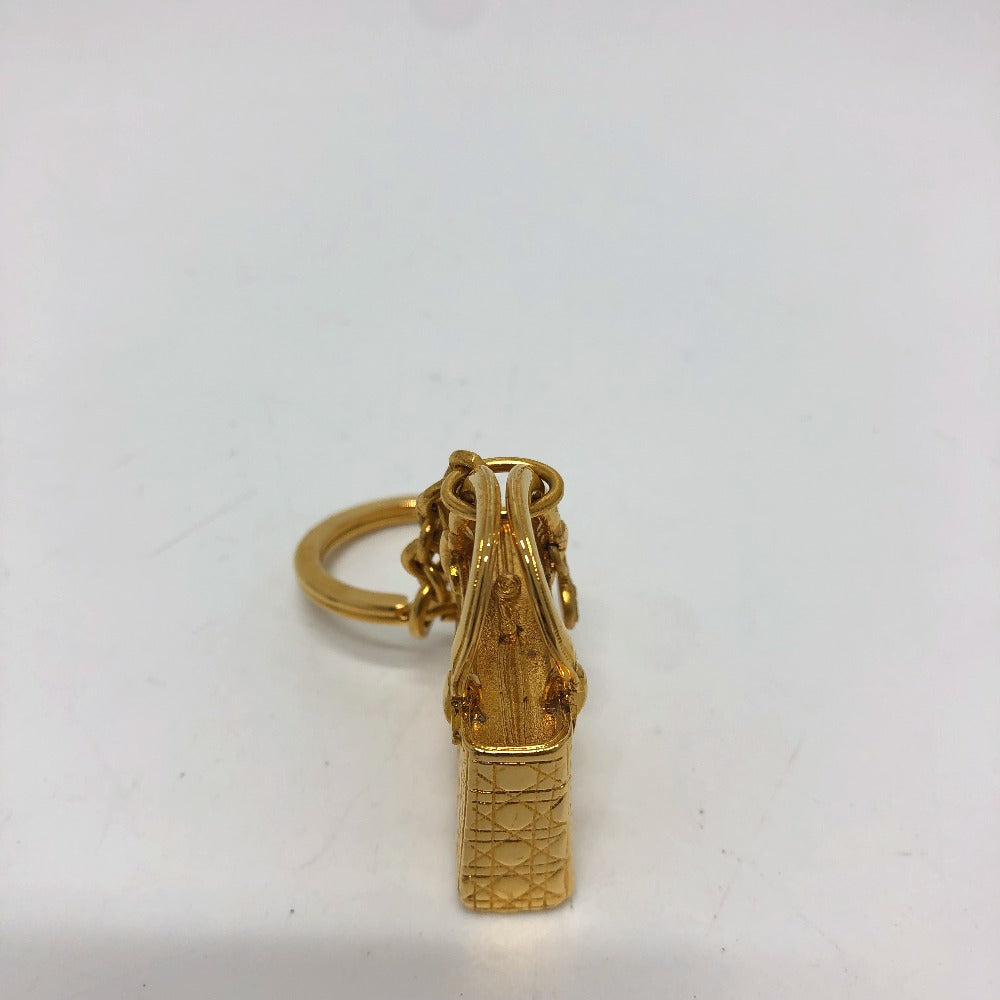 Christian Dior 小物 レディディオール バッグチャーム キーホルダー メタル レディース ゴールド