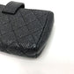 CHANEL CC ココマーク マトラッセ コインケース/小銭入れ ポーチ レザー レディース ブラック