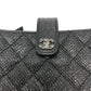 CHANEL CC ココマーク マトラッセ コインケース/小銭入れ ポーチ レザー レディース ブラック