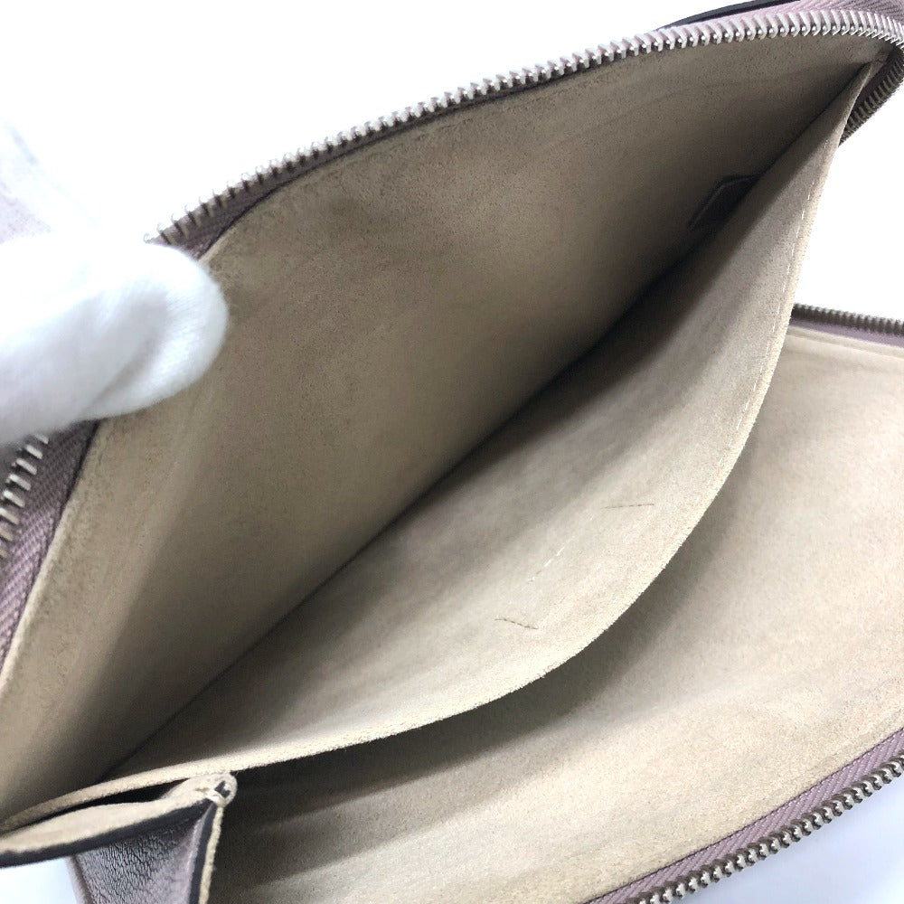 LOUIS VUITTON R99760 L-shaped zipper Pochette Jour PM bag, pouch/flat clutch bag, Taurillon, women's, taupe, beige