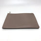 LOUIS VUITTON R99760 L-shaped zipper Pochette Jour PM bag, pouch/flat clutch bag, Taurillon, women's, taupe, beige