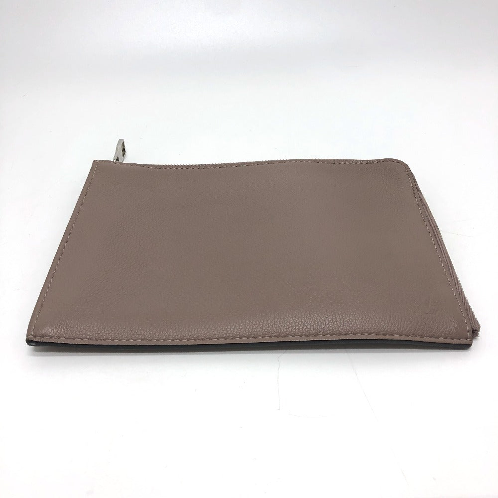 LOUIS VUITTON R99760 L-shaped zipper Pochette Jour PM bag, pouch/flat clutch bag, Taurillon, women's, taupe, beige