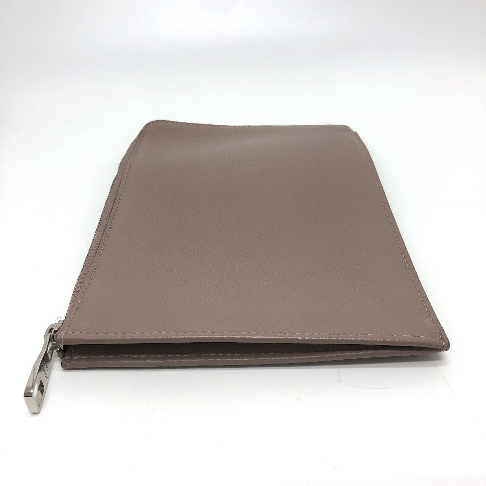 LOUIS VUITTON R99760 L-shaped zipper Pochette Jour PM bag, pouch/flat clutch bag, Taurillon, women's, taupe, beige