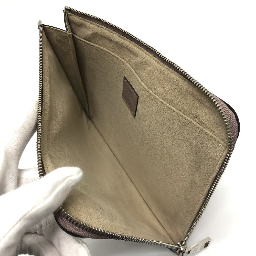 LOUIS VUITTON R99760 L-shaped zipper Pochette Jour PM bag, pouch/flat clutch bag, Taurillon, women's, taupe, beige