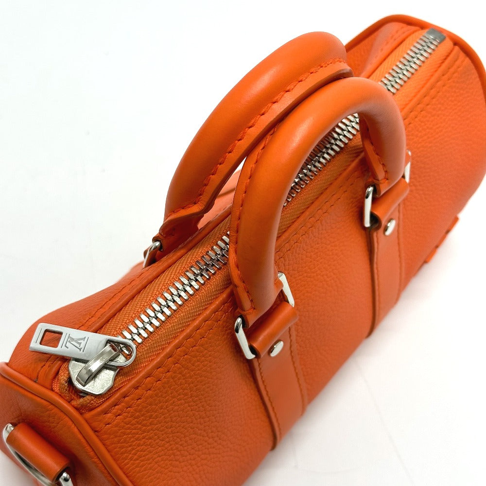 LOUIS VUITTON M81004 LVアエログラム キーポルXS カバン 2WAY 斜め掛け ショルダーバッグ レザー メンズ オレンジ