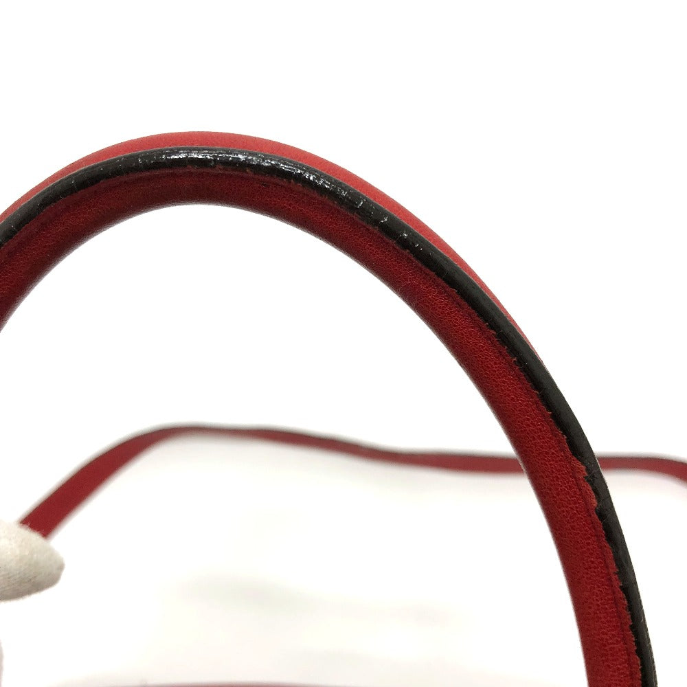 Salvatore Ferragamo DH-21C335 Vara Ribbon/Crossbody Bag, 2-Way/Handbag, Leather, Women's, Red