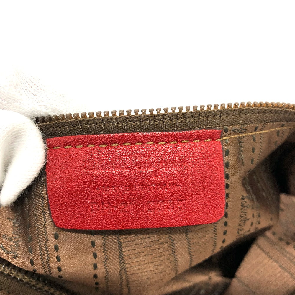Salvatore Ferragamo DH-21C335 Vara Ribbon/Crossbody Bag, 2-Way/Handbag, Leather, Women's, Red