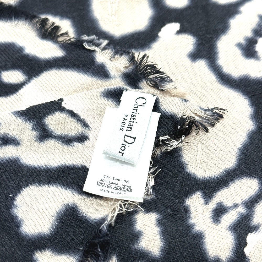 Dior 14SOD141 レオパード 大判ショール マフラー シルク レディース ベージュ - brandshop-reference