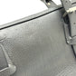 BURBERRY shoulder/logo handbag/boston bag in leather, unisex, black