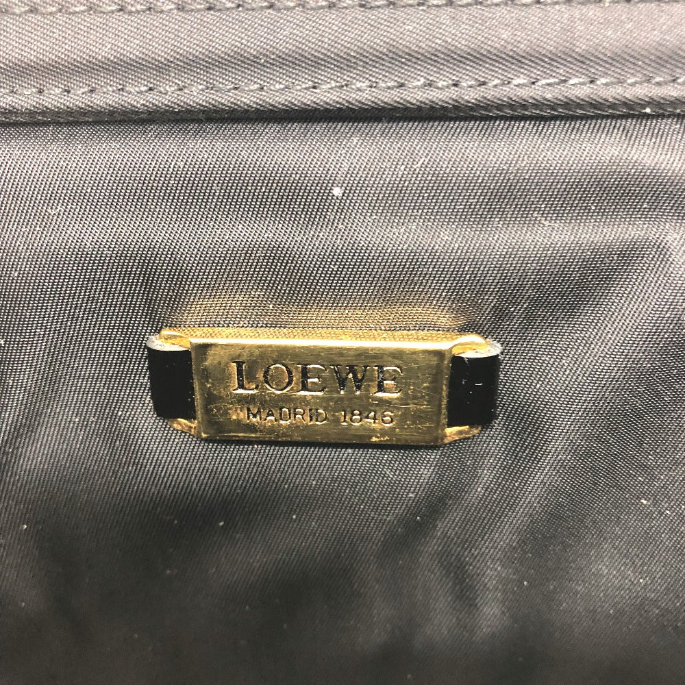 LOEWE Leopard Print Mini Vanity Bag in Brown Leather for Women