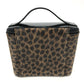 LOEWE Leopard Print Mini Vanity Bag in Brown Leather for Women