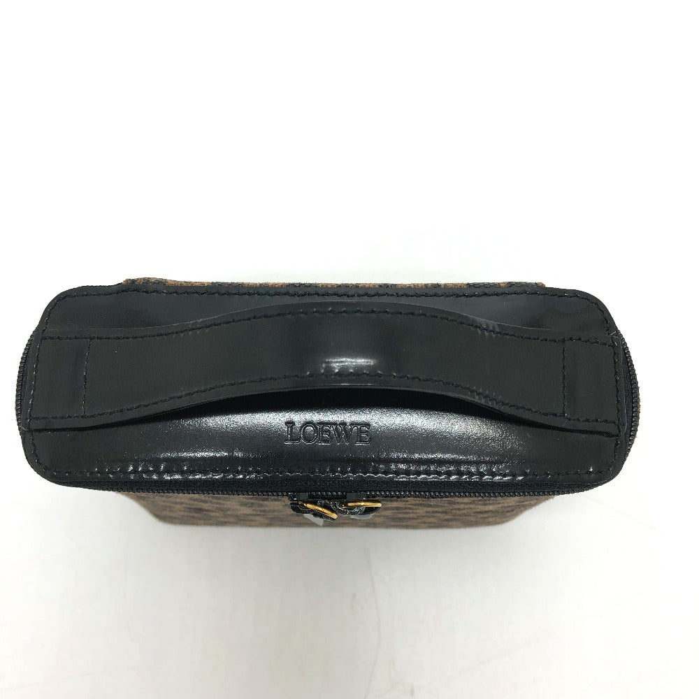 LOEWE Leopard Print Mini Vanity Bag in Brown Leather for Women
