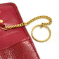 CHANEL CC ココマーク ミニ ポーチ シガレットケース キャビアスキン レディース レッド
