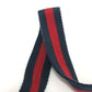 GUCCI 28566 GG/Logo Body Bag/Waist Bag in GG Canvas/Leather, Men's, Red