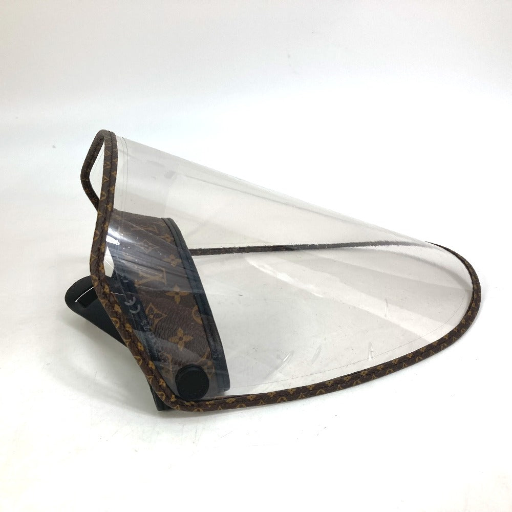 LOUIS VUITTON M76727 モノグラム ビジェール LV シールド 帽子 フェイスシールド サンバイザー モノグラムキャンバス レディース ブラウン