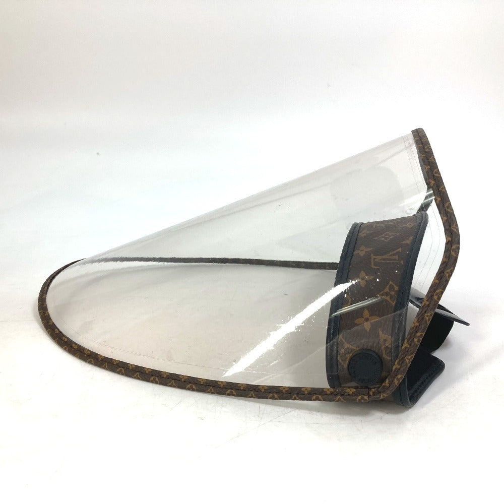 LOUIS VUITTON M76727 モノグラム ビジェール LV シールド 帽子 フェイスシールド サンバイザー モノグラムキャンバス レディース ブラウン