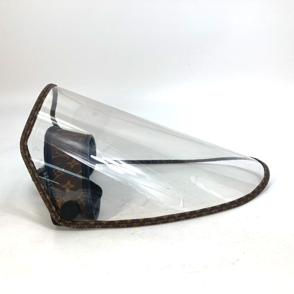 LOUIS VUITTON M76727 モノグラム ビジェール LV シールド 帽子 フェイスシールド サンバイザー モノグラムキャンバス レディース ブラウン