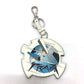 PRADA 2TL296 Key/Key Ring Charm Fashion Accessory Keychain Saffiano Leather Women's White