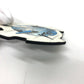 PRADA 2TL296 Key/Key Ring Charm Fashion Accessory Keychain Saffiano Leather Women's White